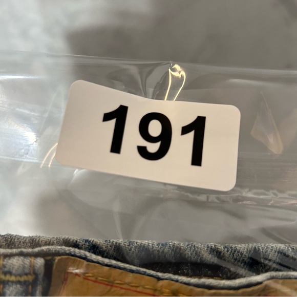 Levi's 501 Denim Shorts Mens Size 38 Blue Button Fly 10” Inseam - Picture 11 of 11